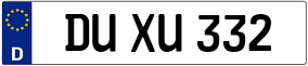Truck License Plate